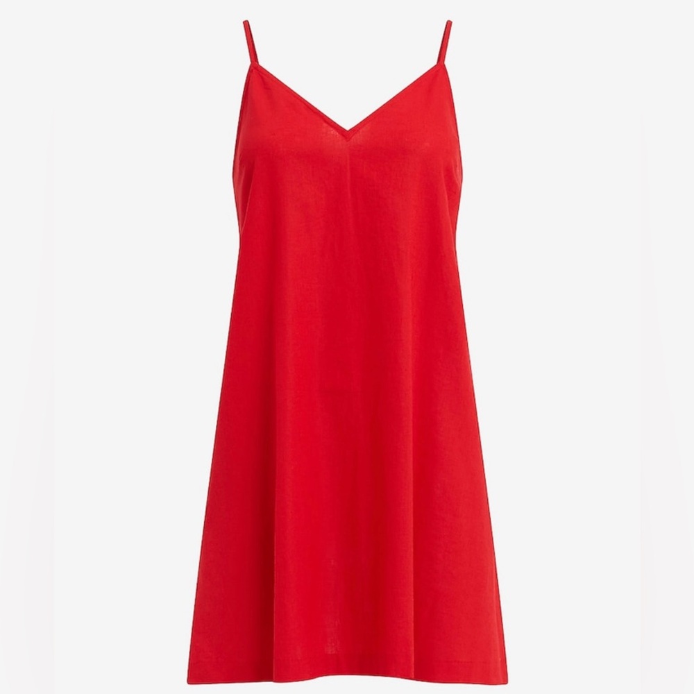 EXPRESS V-neck Sleeveless Mini Shift Dress - Picture 3 of 7